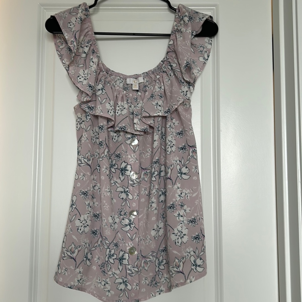 Pink Floral Tank